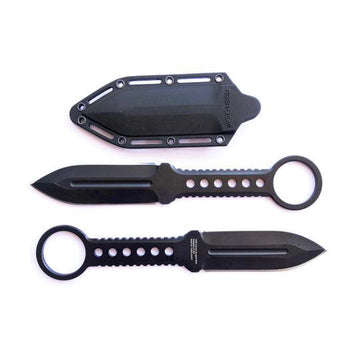 Double Edge Boot Knife Full Tang w/ Clip Hunting